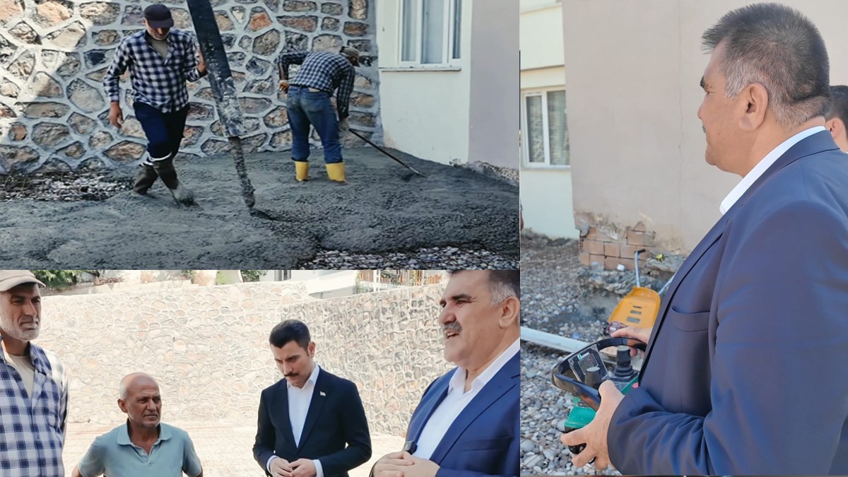 Başkan Karaca,Ceceli Mahallesi Durdu Tansel Taziye Evi'nde İncelemelerde Bulundu