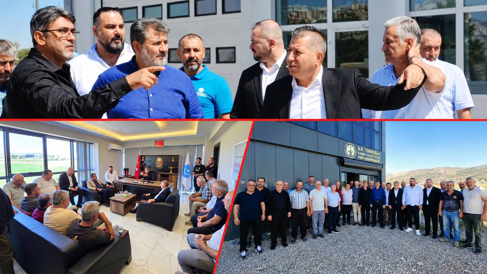 Ömer Oruç Bilal Debgici ve AK Parti Türkoğlu Teşkilatı’ndan KSS’ye Ziyaret